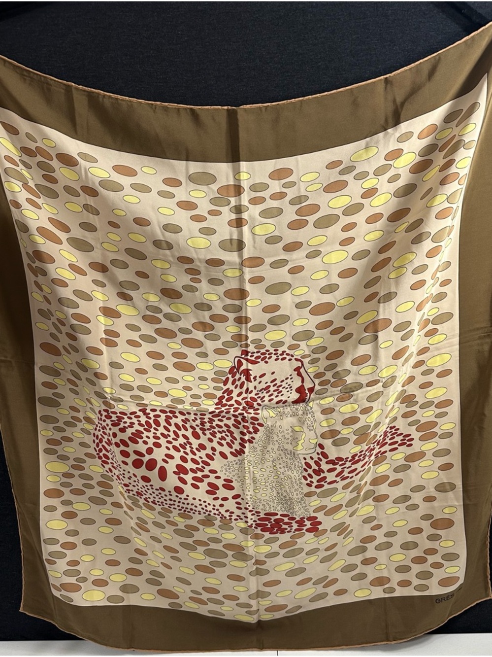 Leopard print Grès Paris scarf